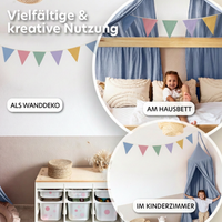 bunt / wimpel / ohne goldapplikation