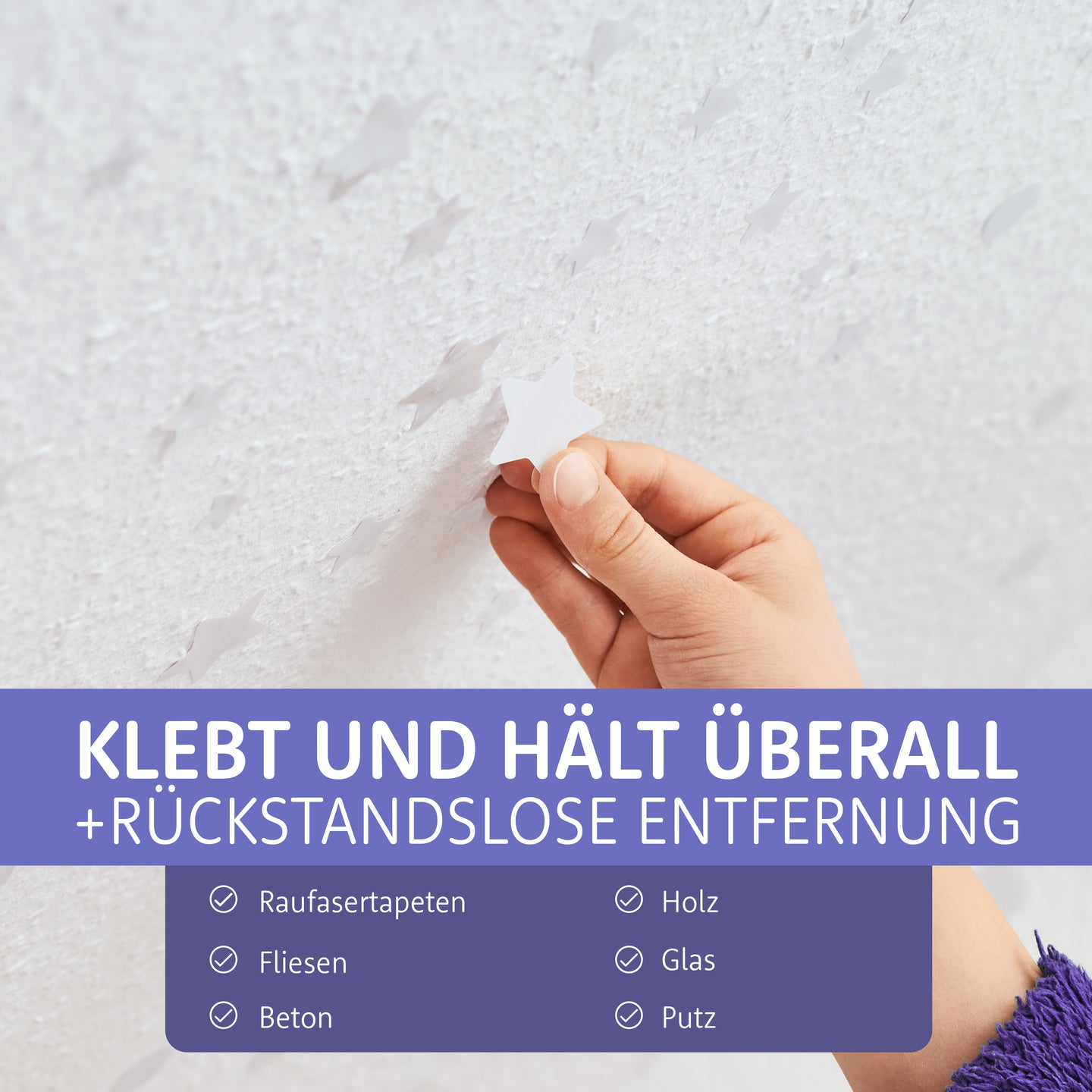 Leuchtsterne fürs Kinderzimmer - im Dunkeln leuchtend, LILIMAUS