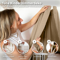 Dunkelbeige / mit goldapplikation