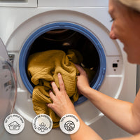Baldachin Senfgelb / mit Goldapplikation – Musselin Betthimmel mit Goldapplikation fürs Kinderzimmer LILIMAUS