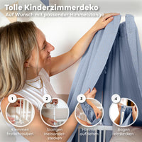 Blau / mit goldapplikation