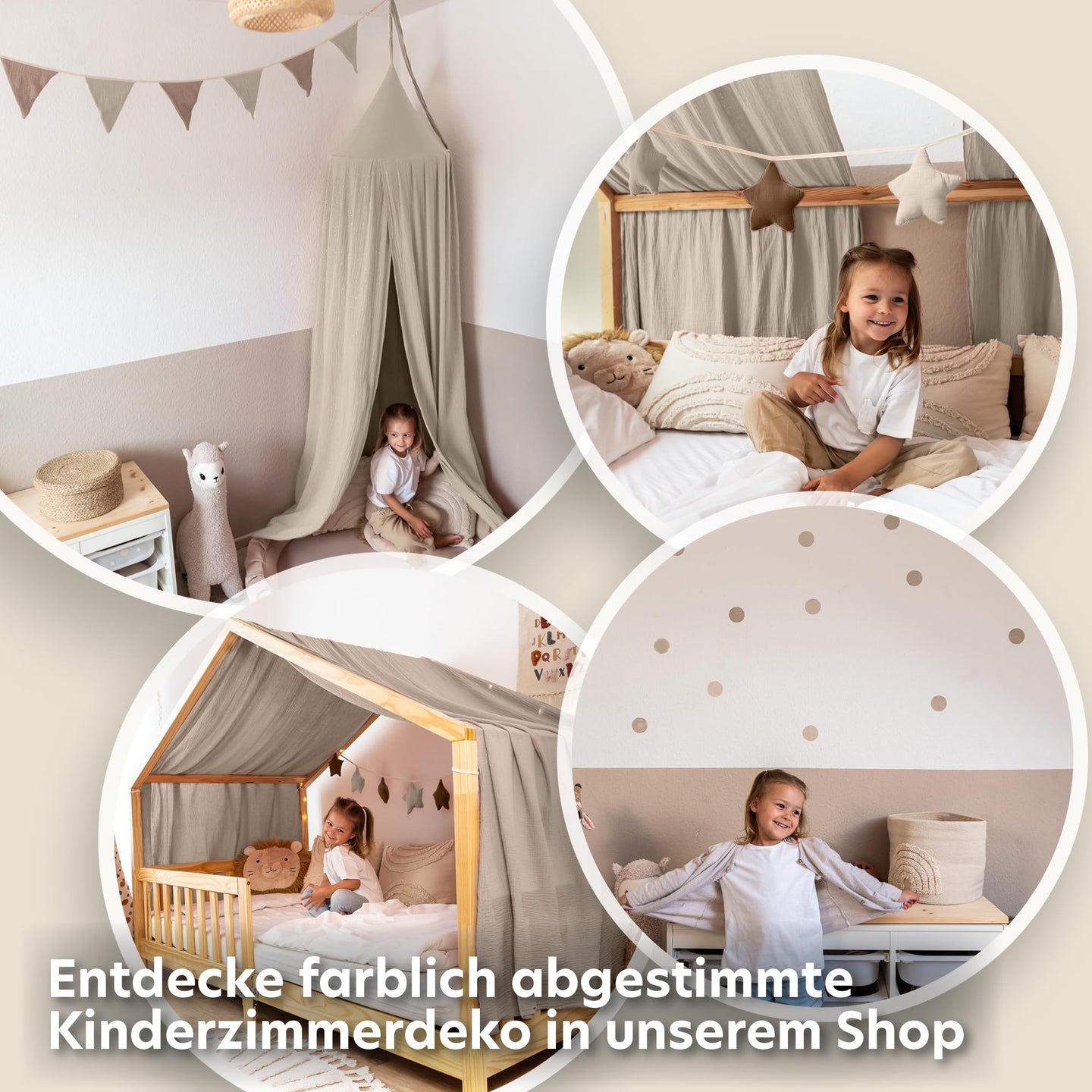 Babybett Himmel Musselin