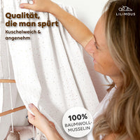 Weiß / mit goldapplikation