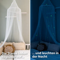 Baldachin Leuchtende Sterne