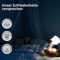 Baldachin Leuchtende Sterne