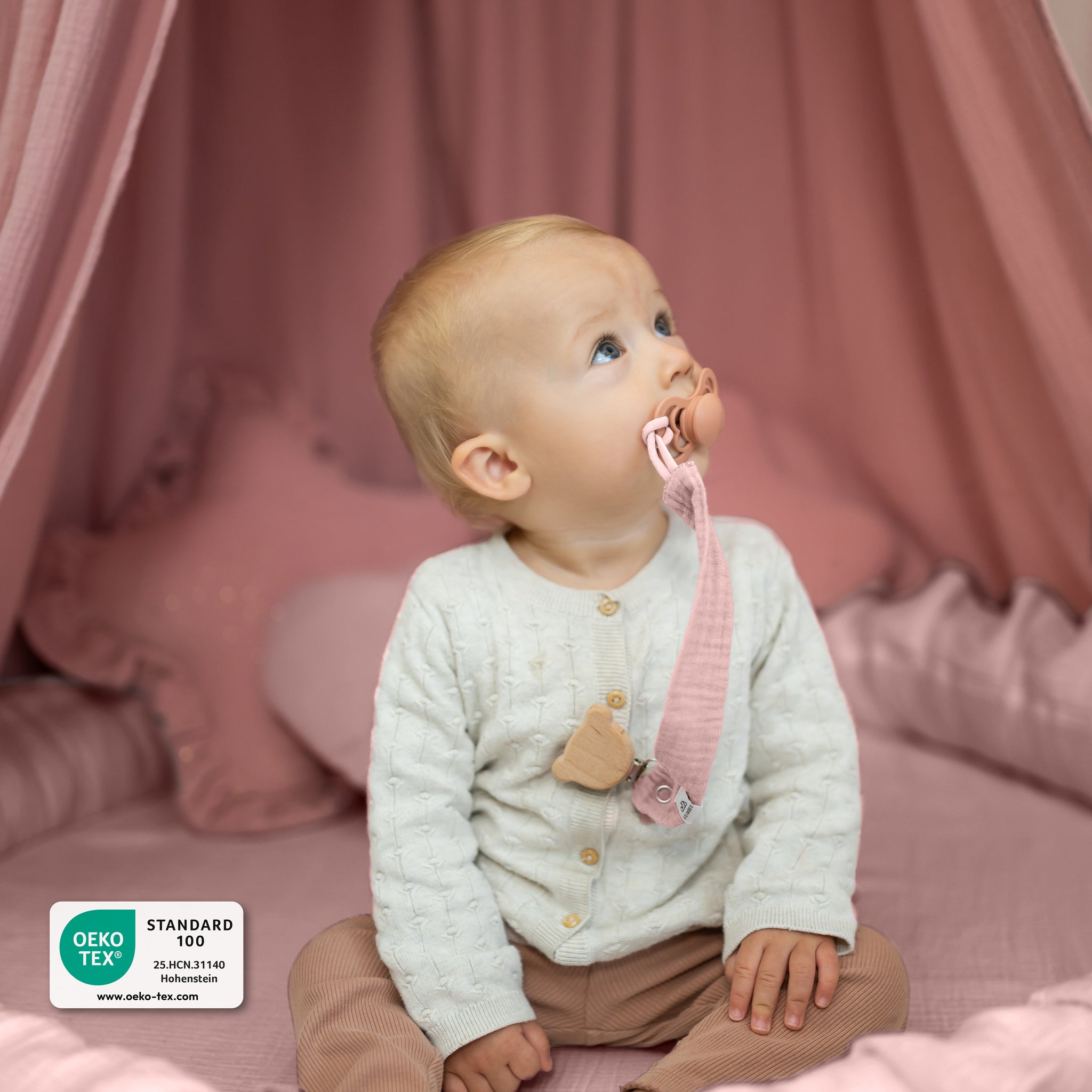 SPARSET: Spucktücher + Dreieckstücher + Schnullerketten ab