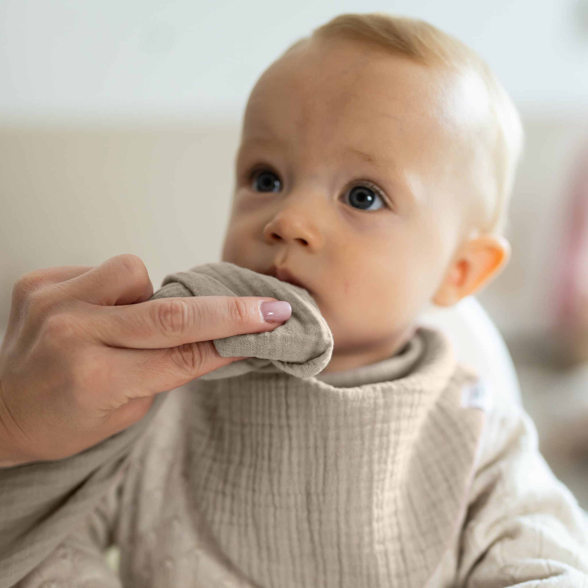 SPARSET: Spucktücher + Dreieckstücher + Schnullerketten ab