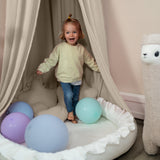 SPARSET:  Baldachin + Bodenkissen + Wimpelkette/Sternenkette ab