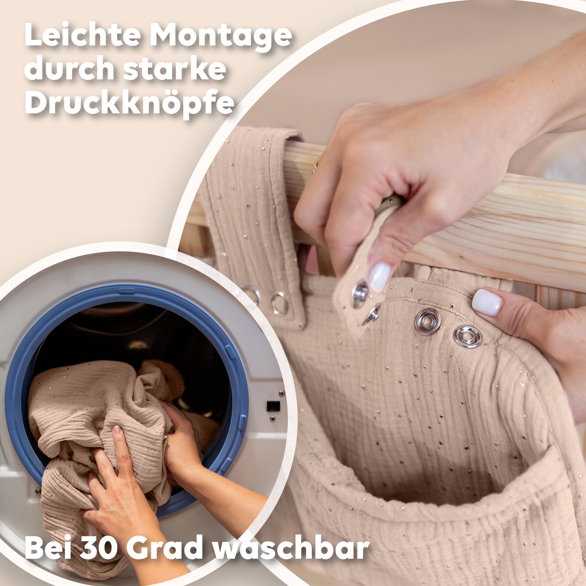 Beigerosa / mit Goldapplikation