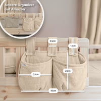 Creme / mit Goldapplikation