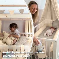 Creme / mit Goldapplikation