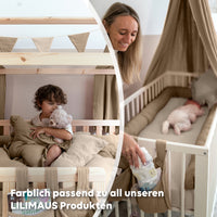 Dunkelbeige / mit Goldapplikation