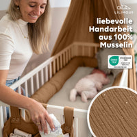 Nougat / mit Goldapplikation