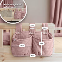 Puderrosa / mit Goldapplikation