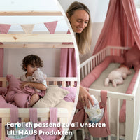 Altrosa / mit Goldapplikation