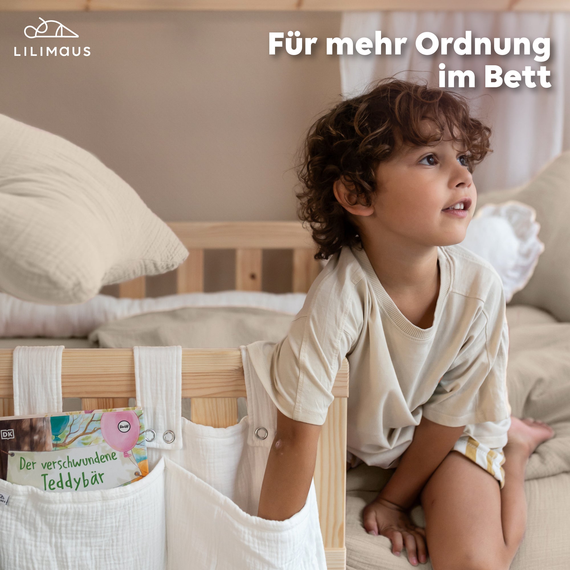 Weiß / mit Goldapplikation