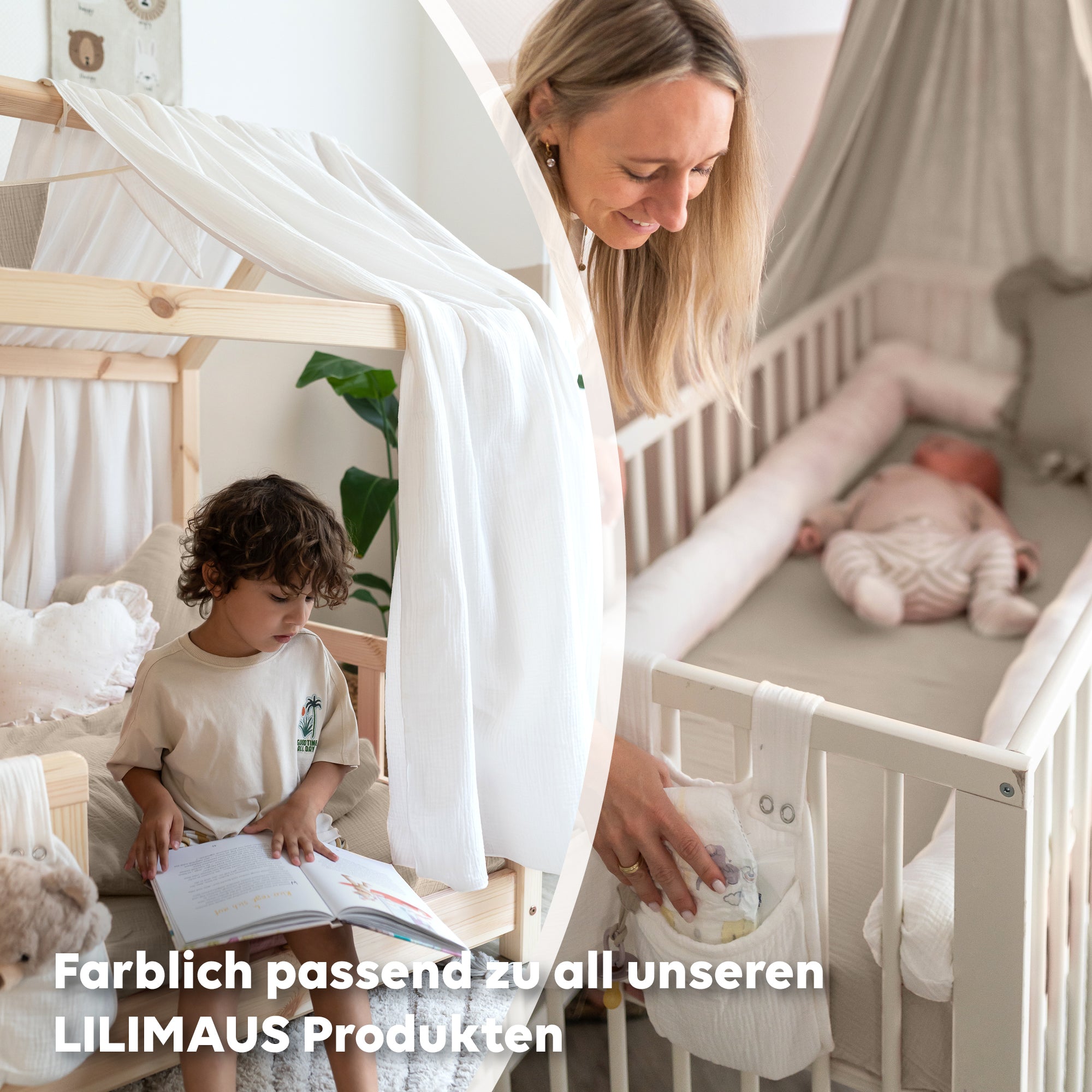 Weiß / mit Goldapplikation