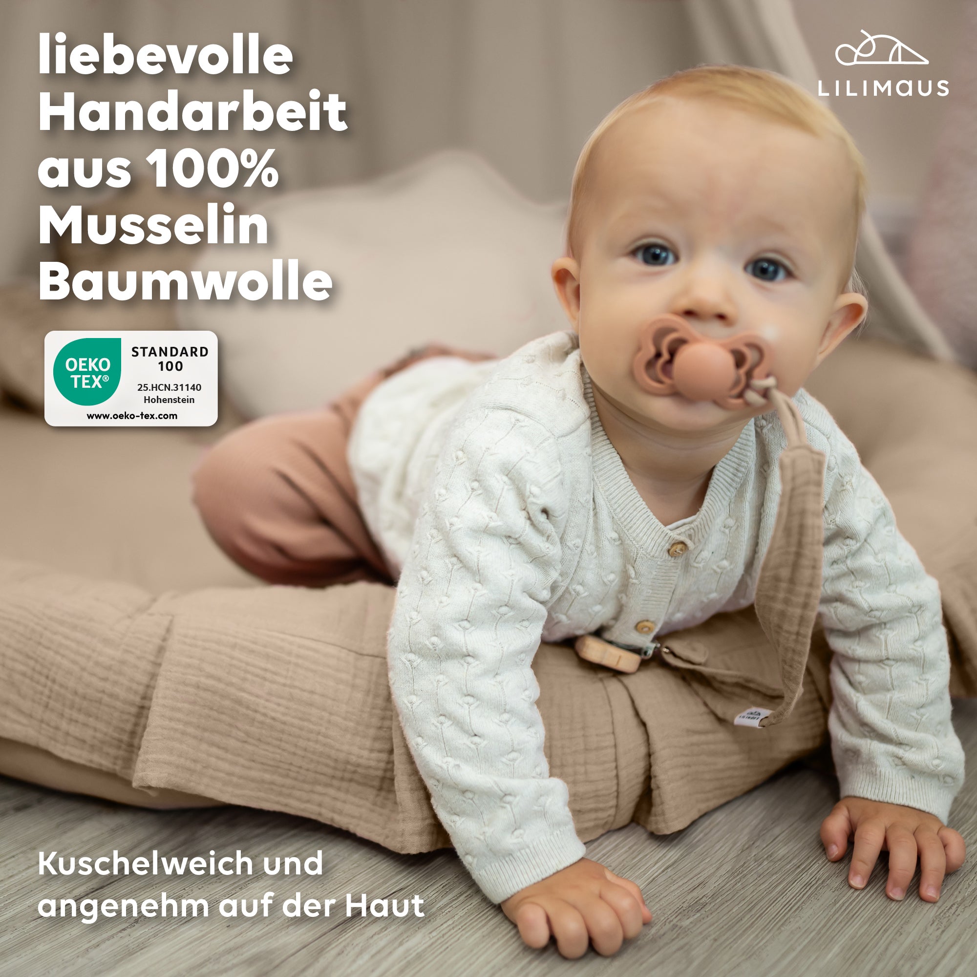 dunkelbeige / ohne Flatter