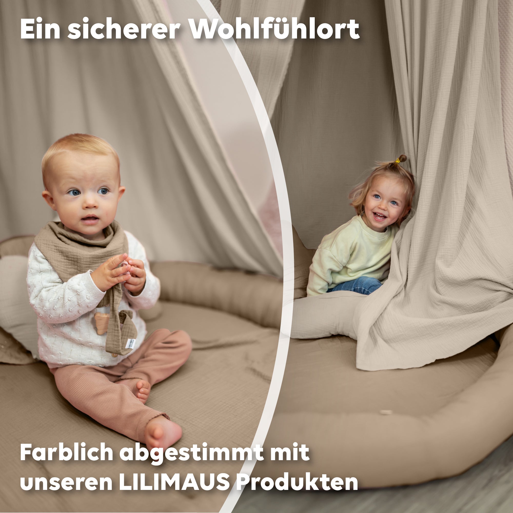 dunkelbeige / ohne Flatter