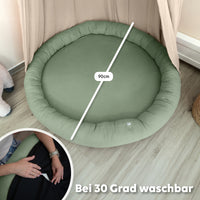 SPARSET:  Baldachin + Bodenkissen + Wimpelkette/Sternenkette ab