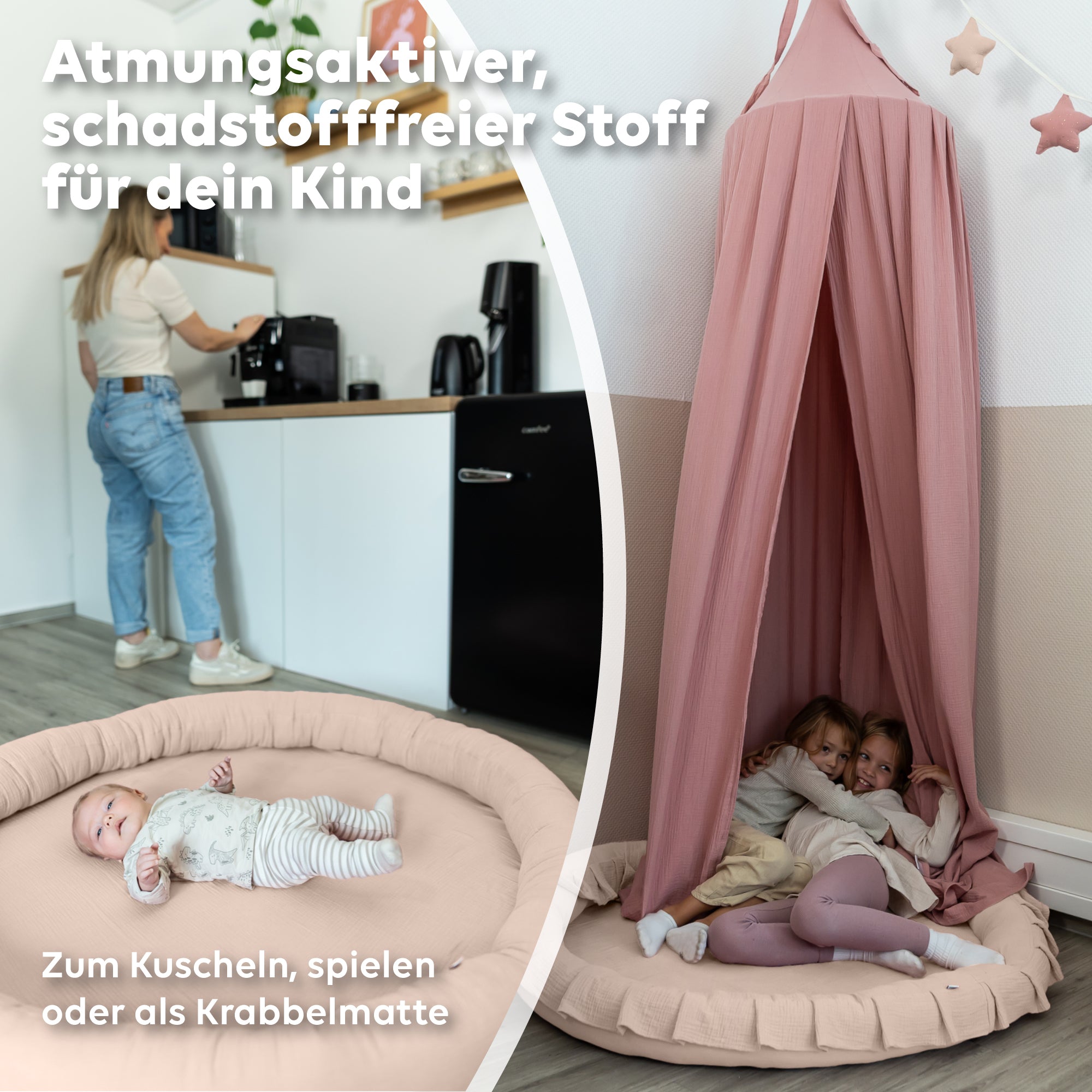 beigerosa / mit Flatter