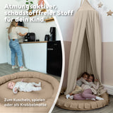 dunkelbeige / mit Flatter