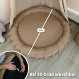 dunkelbeige / mit Flatter