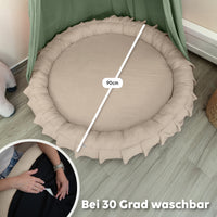 hellbeige / mit Flatter