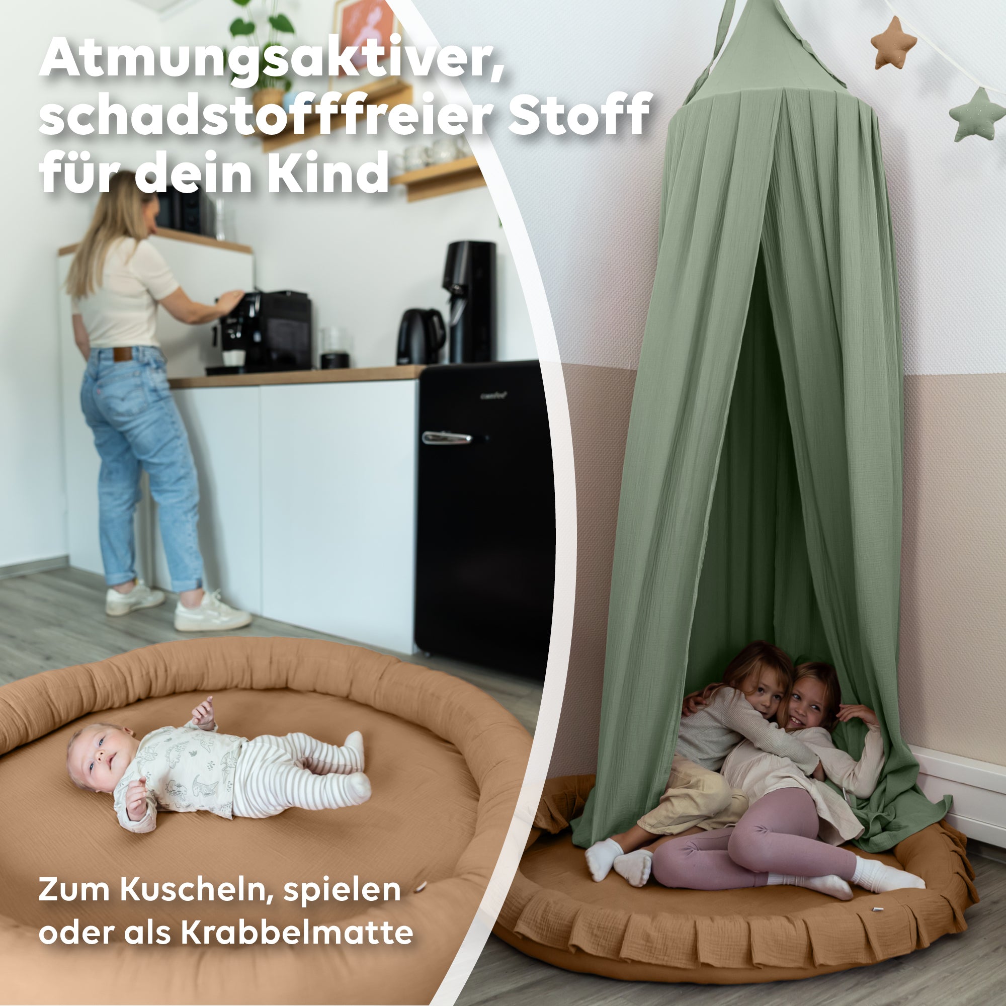 nougat / mit Flatter