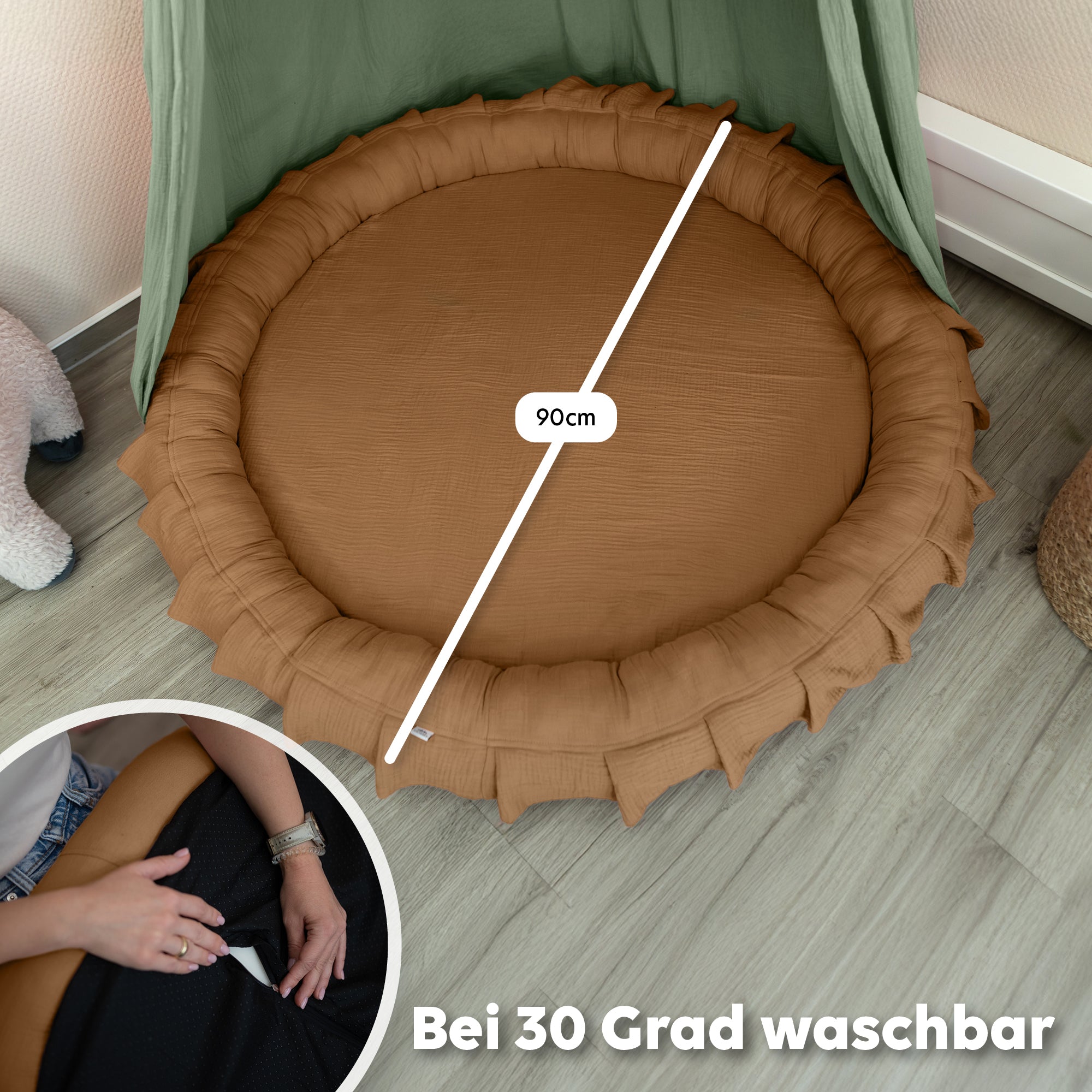 nougat / mit Flatter