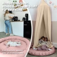 puderrosa / mit Flatter