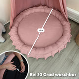 puderrosa / mit Flatter