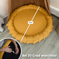 senfgelb / mit Flatter