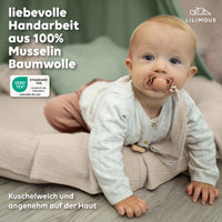 hellbeige / mit Flatter