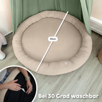 hellbeige / ohne Flatter