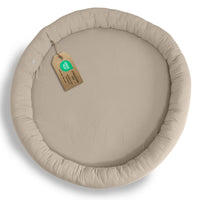 hellbeige / ohne Flatter