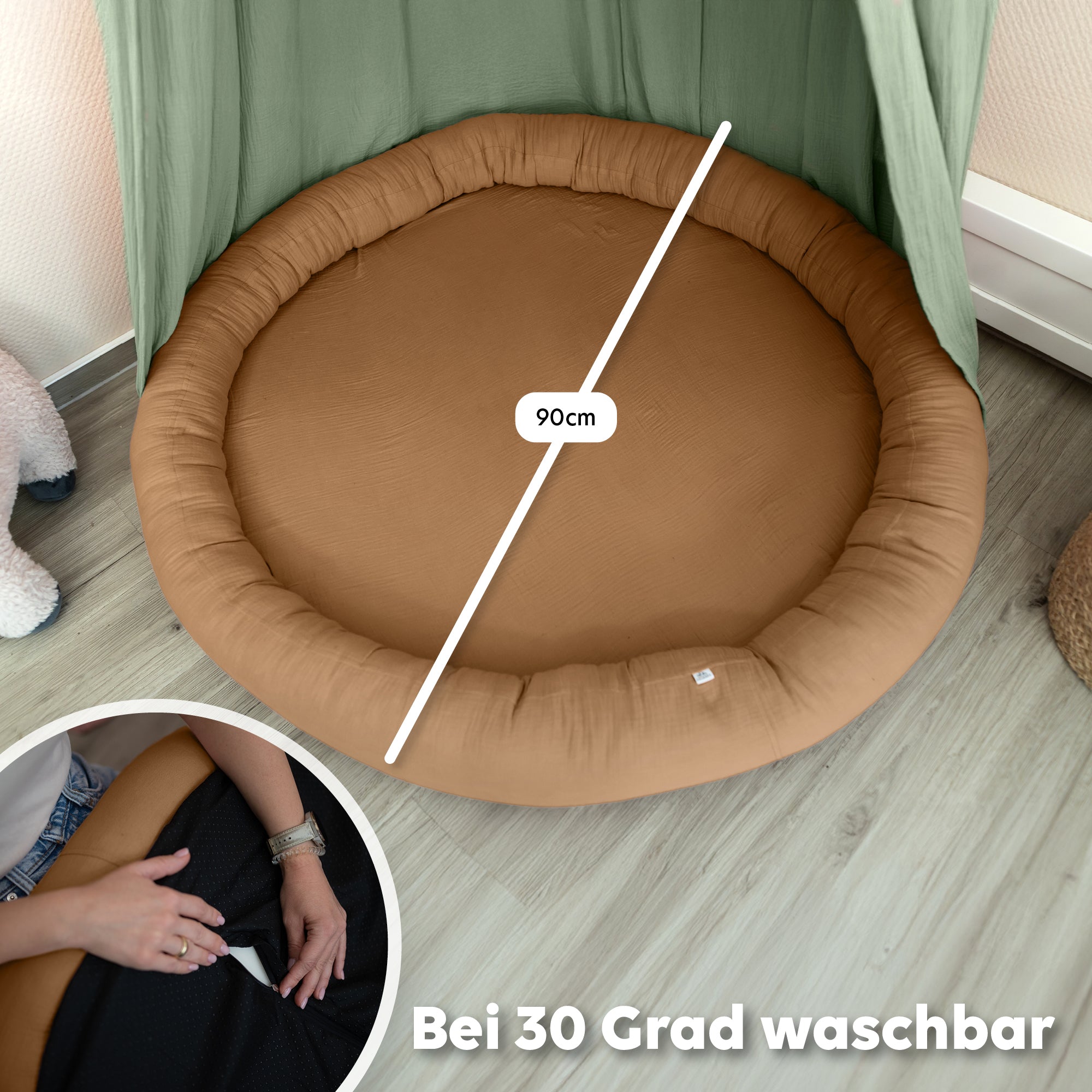 nougat / ohne Flatter