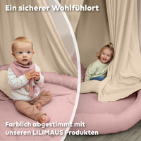 puderrosa / mit Flatter