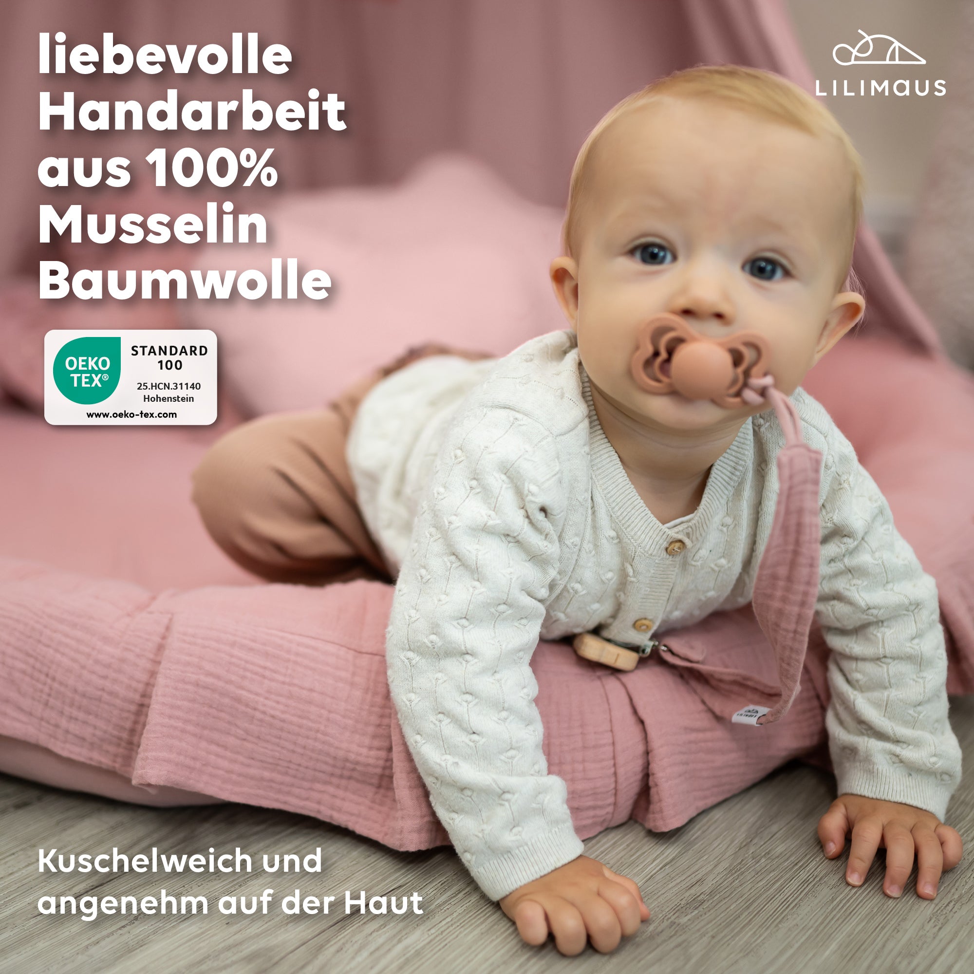 altrosa / ohne Flatter