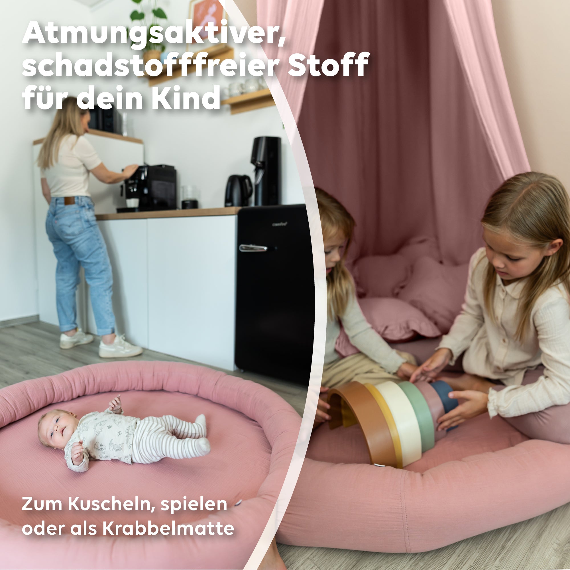 altrosa / ohne Flatter