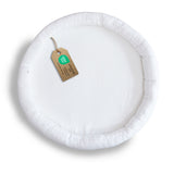 weiß / ohne Flatter