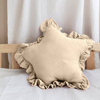 creme / mit flatter / stern