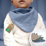 Hellbeige & Blau & Eukalyptus / Baby