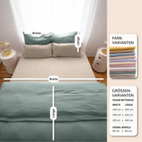 Eukalyptus / 135x200 + 1 Kissen 80x80 155x220 + 1 Kissen 80x80