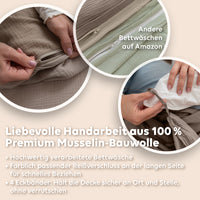 Hellbeige & Dunkelbeige / 200x200 + 2x Kissen 80x80 200x220 + 2x Kissen 80x80 220x240 + 2x Kissen 80x80 135x200 + 1 Kissen 80x80 155x220 + 1 Kissen 80x80