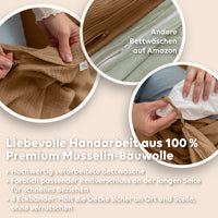 Nougat / 200x200 + 2x Kissen 80x80 200x220 + 2x Kissen 80x80 220x240 + 2x Kissen 80x80 135x200 + 1 Kissen 80x80 155x220 + 1 Kissen 80x80