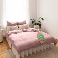 Puderrosa / 200x200 + 2x Kissen 80x80 200x220 + 2x Kissen 80x80 220x240 + 2x Kissen 80x80 135x200 + 1 Kissen 80x80 155x220 + 1 Kissen 80x80