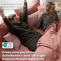 Altrosa / 200x200 + 2x Kissen 80x80 200x220 + 2x Kissen 80x80 220x240 + 2x Kissen 80x80 135x200 + 1 Kissen 80x80 155x220 + 1 Kissen 80x80