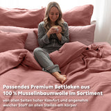 Altrosa / 200x200 + 2x Kissen 80x80 200x220 + 2x Kissen 80x80 220x240 + 2x Kissen 80x80 135x200 + 1 Kissen 80x80 155x220 + 1 Kissen 80x80