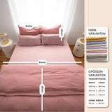 Altrosa / 135x200 + 1 Kissen 80x80 155x220 + 1 Kissen 80x80